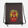 Bearded Cat From Outer Space-none drawstring bag-Paul Hmus