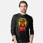 Bearded Cat From Outer Space-mens long sleeved tee-Paul Hmus