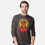 Bearded Cat From Outer Space-mens long sleeved tee-Paul Hmus