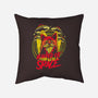 Bearded Cat From Outer Space-none removable cover w insert throw pillow-Paul Hmus
