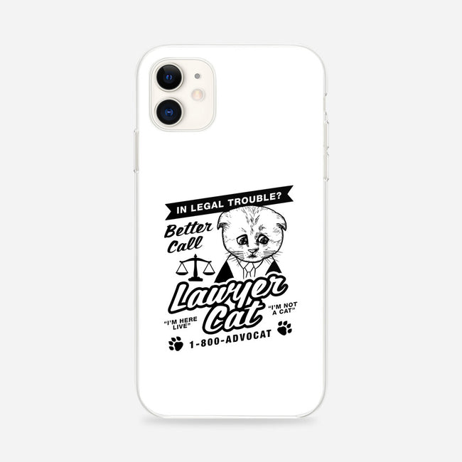 Better Call Lawyer Cat-iphone snap phone case-dumbshirts