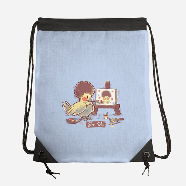 Birb Ross-none drawstring bag-TechraNova