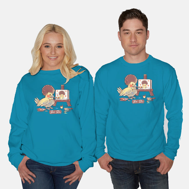 Birb Ross-unisex crew neck sweatshirt-TechraNova