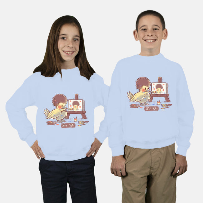 Birb Ross-youth crew neck sweatshirt-TechraNova
