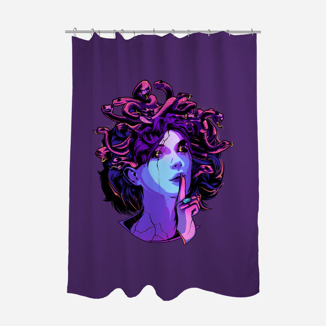 Medusa-none polyester shower curtain-heydale