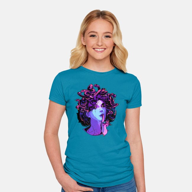 Medusa-womens fitted tee-heydale