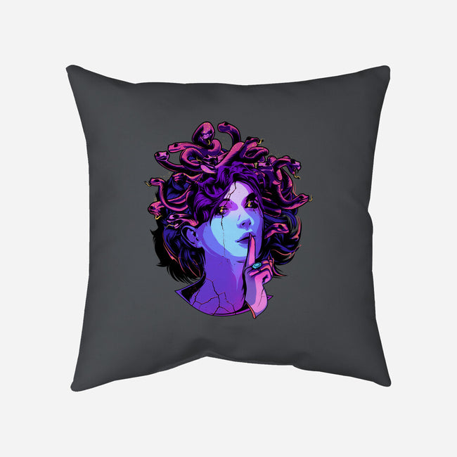 Medusa-none removable cover throw pillow-heydale