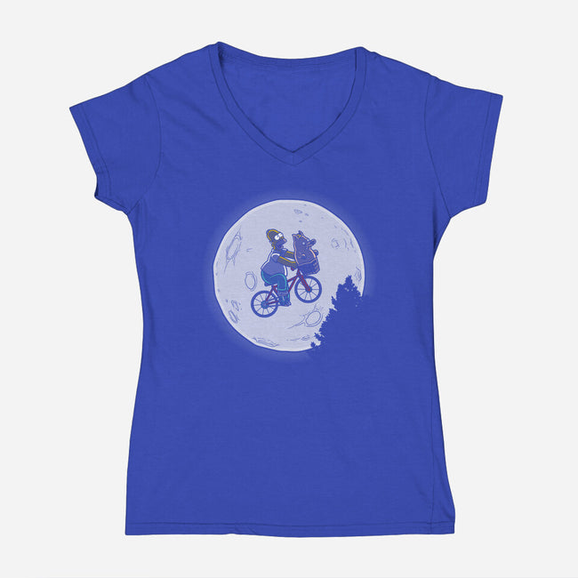 Springfield Friends-womens v-neck tee-jasesa