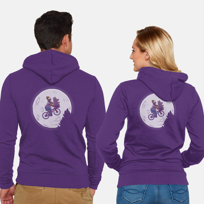 Springfield Friends-unisex zip-up sweatshirt-jasesa