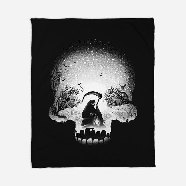 The Death-none fleece blanket-alemaglia