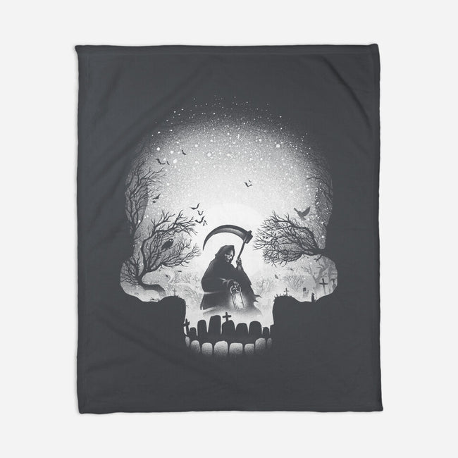 The Death-none fleece blanket-alemaglia