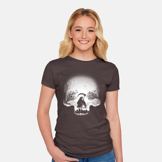 The Death-womens fitted tee-alemaglia