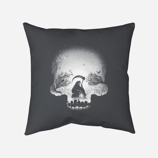 The Death-none removable cover throw pillow-alemaglia