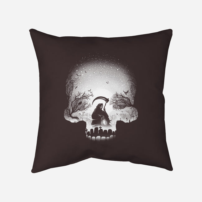 The Death-none removable cover throw pillow-alemaglia