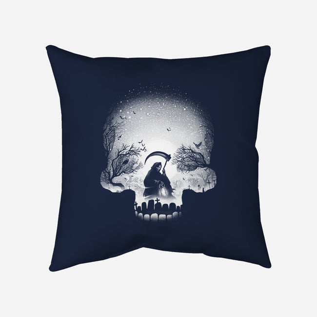 The Death-none removable cover throw pillow-alemaglia