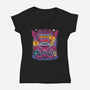 Real Monster-womens v-neck tee-Angel Rotten