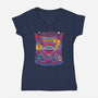 Real Monster-womens v-neck tee-Angel Rotten