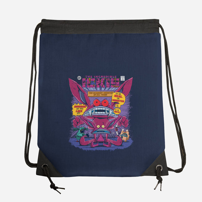 Real Monster-none drawstring bag-Angel Rotten