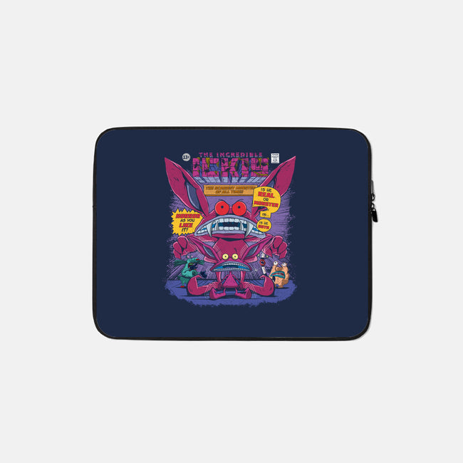 Real Monster-none zippered laptop sleeve-Angel Rotten