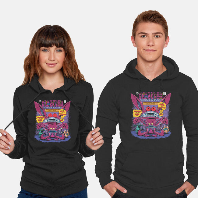 Real Monster-unisex pullover sweatshirt-Angel Rotten