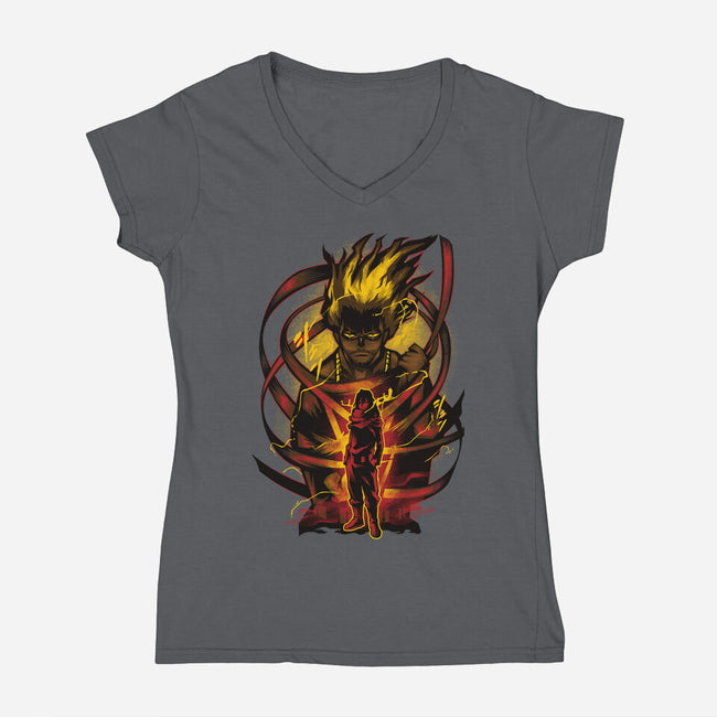 Erasure Hero-womens v-neck tee-hypertwenty