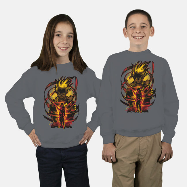 Erasure Hero-youth crew neck sweatshirt-hypertwenty