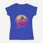 Stay Groovy-womens v-neck tee-Getsousa!
