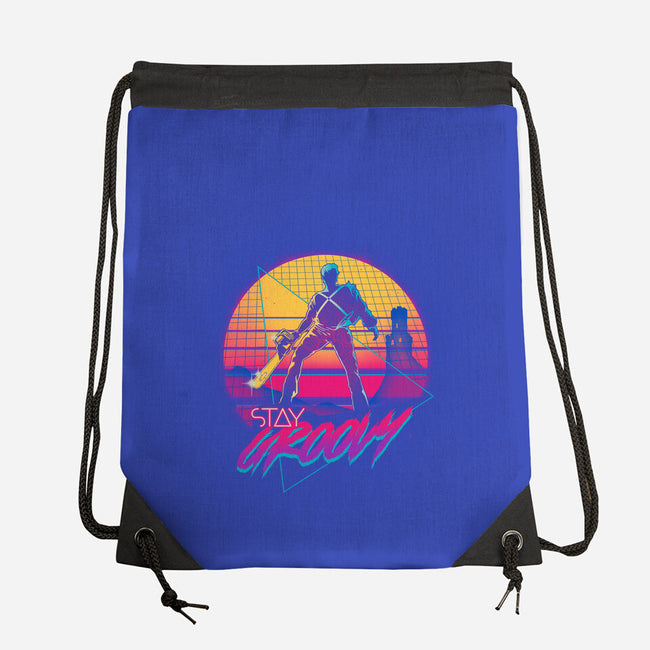 Stay Groovy-none drawstring bag-Getsousa!