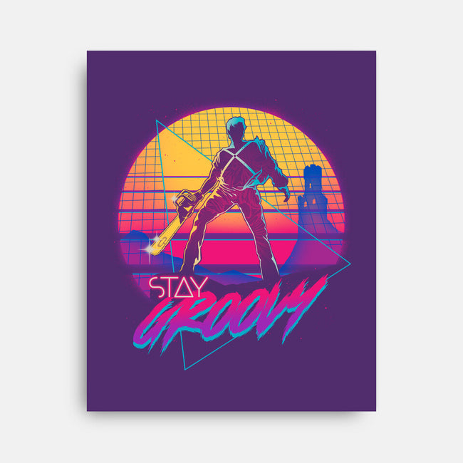 Stay Groovy-none stretched canvas-Getsousa!