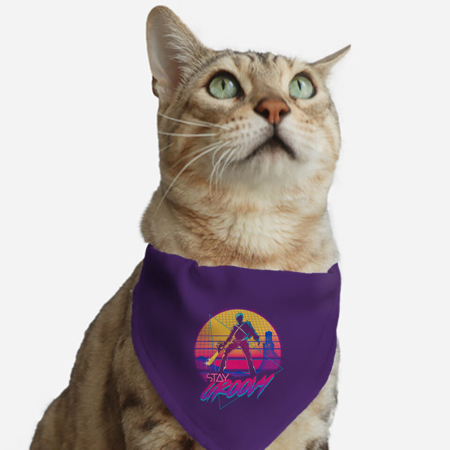Stay Groovy-cat adjustable pet collar-Getsousa!