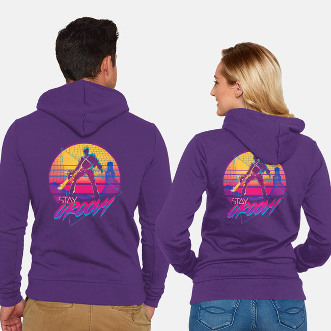 Stay Groovy-unisex zip-up sweatshirt-Getsousa!