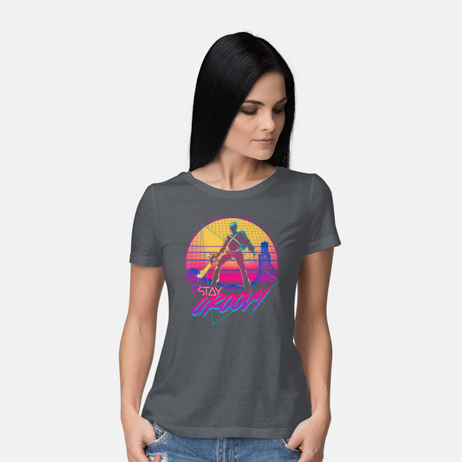 Stay Groovy-womens basic tee-Getsousa!