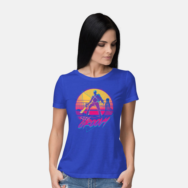 Stay Groovy-womens basic tee-Getsousa!