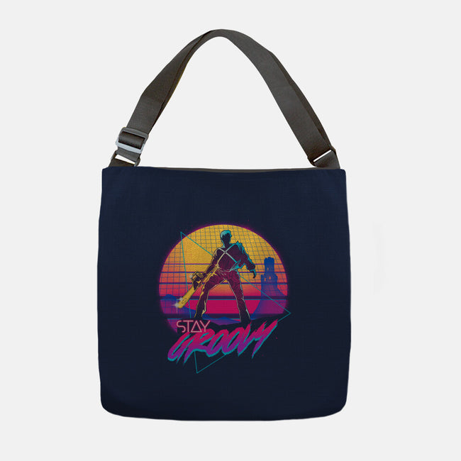 Stay Groovy-none adjustable tote-Getsousa!