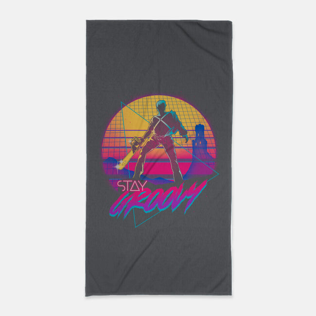 Stay Groovy-none beach towel-Getsousa!