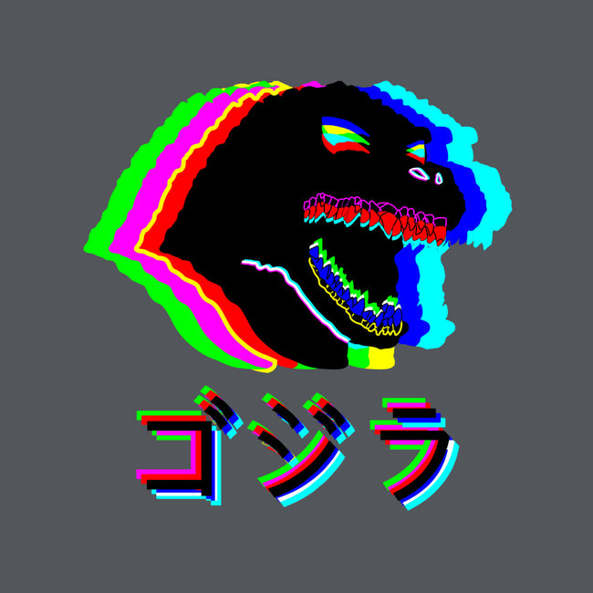 Glitchzilla-none drawstring bag-Rogelio