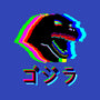 Glitchzilla-none drawstring bag-Rogelio