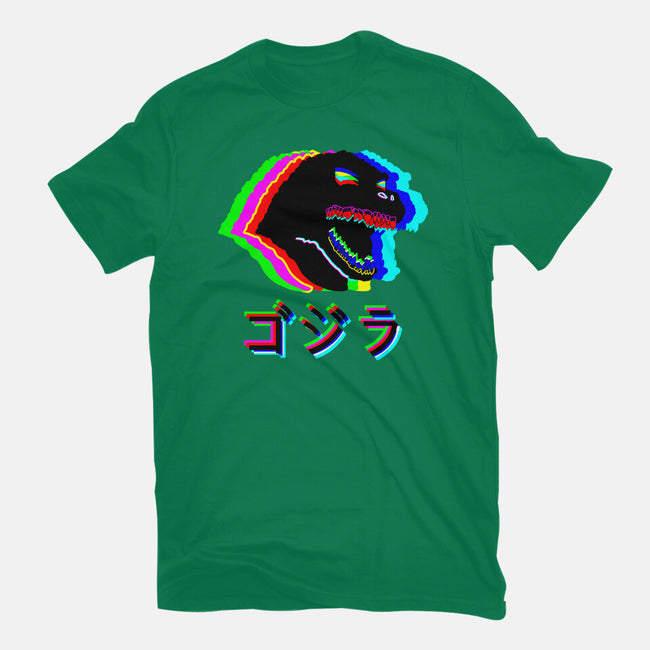 Glitchzilla-mens premium tee-Rogelio