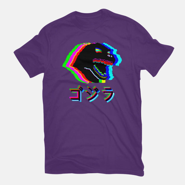 Glitchzilla-womens basic tee-Rogelio