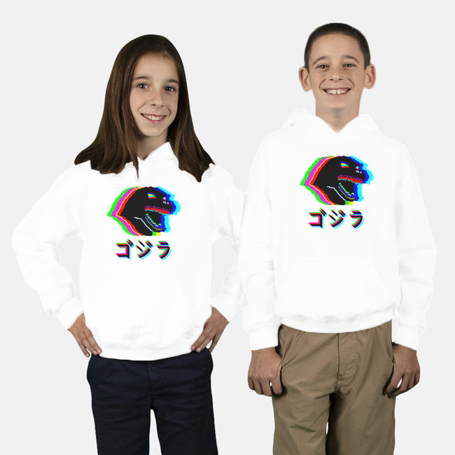 Glitchzilla-youth pullover sweatshirt-Rogelio