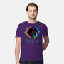 Glitchzilla-mens premium tee-Rogelio