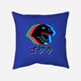 Glitchzilla-none removable cover w insert throw pillow-Rogelio