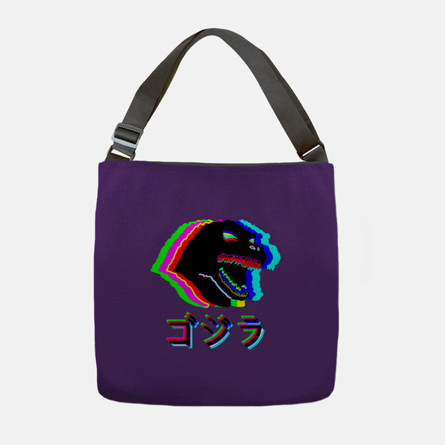 Glitchzilla-none adjustable tote-Rogelio