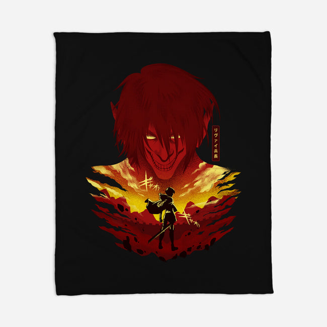 Humanity's Strongest-none fleece blanket-hypertwenty