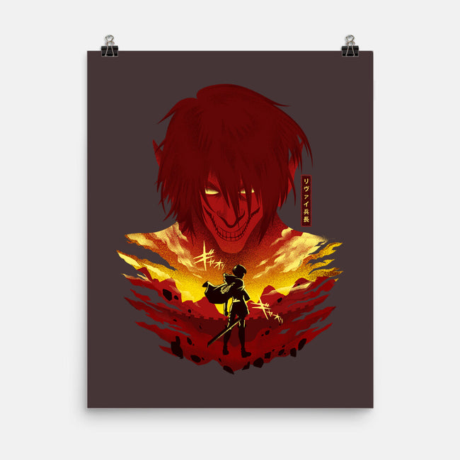 Humanity's Strongest-none matte poster-hypertwenty