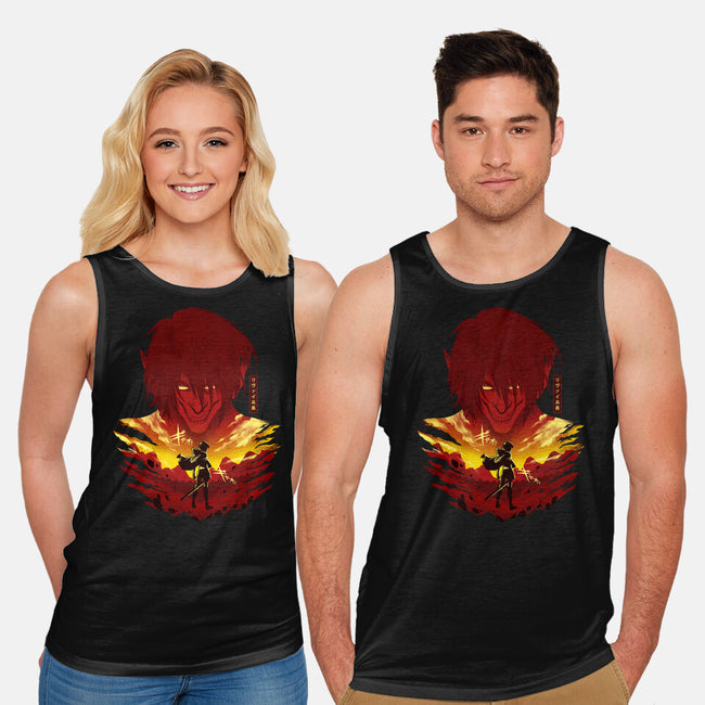 Humanity's Strongest-unisex basic tank-hypertwenty