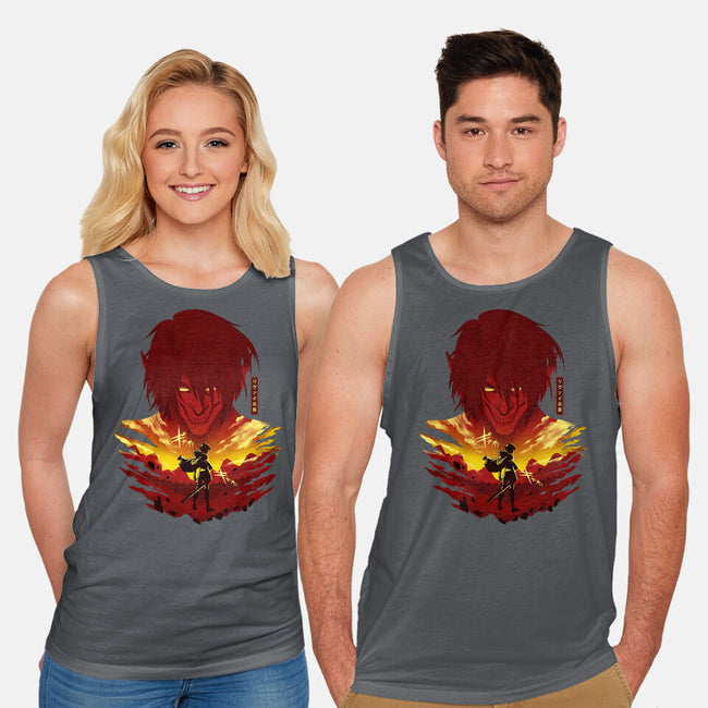 Humanity's Strongest-unisex basic tank-hypertwenty