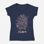 Castle-womens v-neck tee-Jelly89