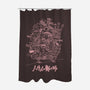 Castle-none polyester shower curtain-Jelly89