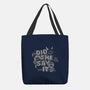 Did She Say It?-none basic tote-8BitHobo